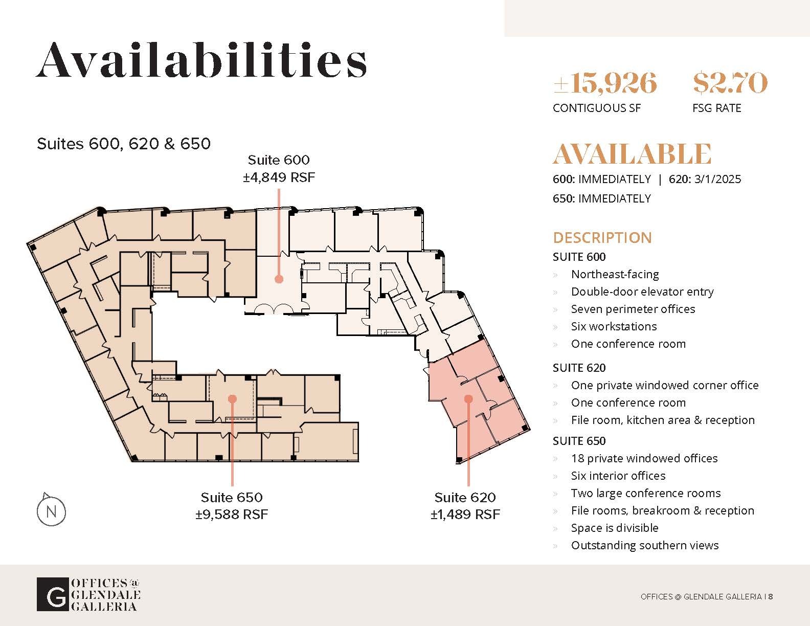 100 W Broadway, Glendale, CA en alquiler Plano de la planta- Imagen 1 de 1