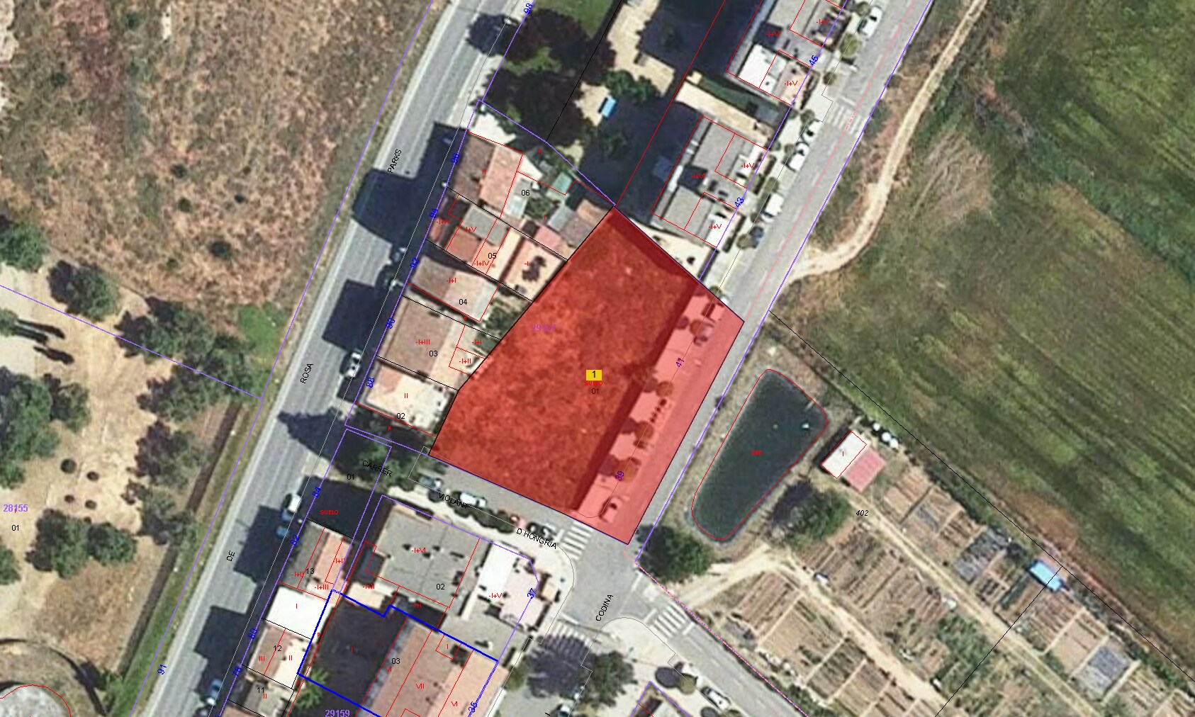 Terreno en Lleida, Lérida en venta Plano de solar- Imagen 1 de 3