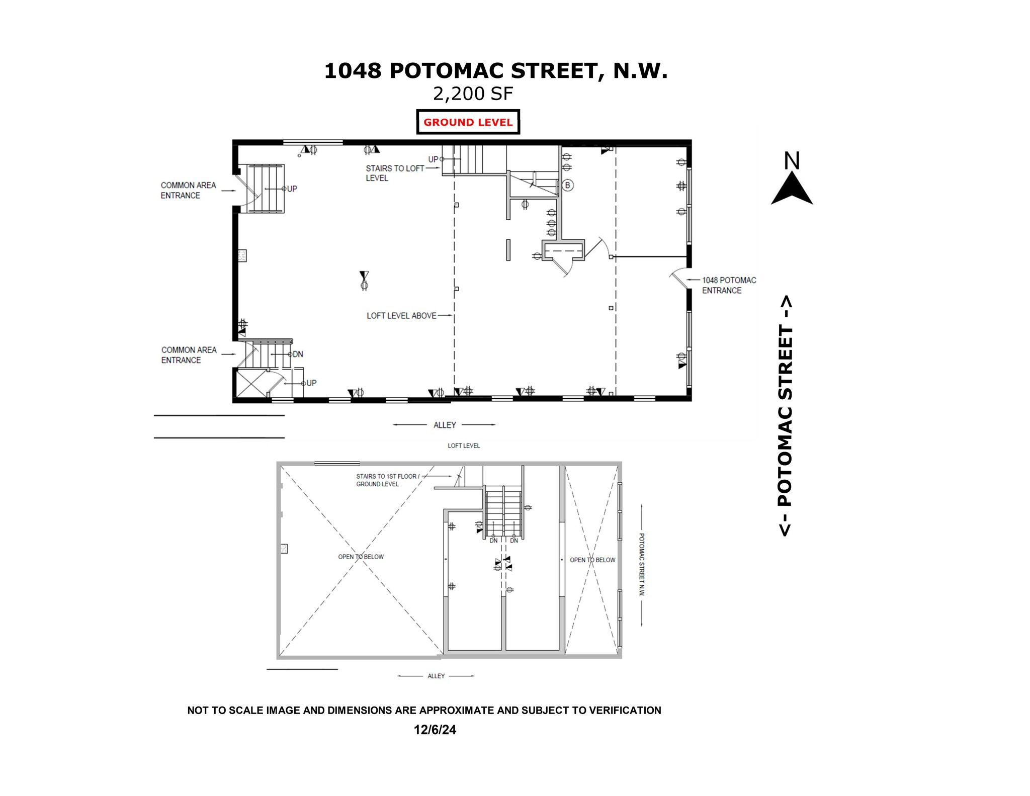 1054 Potomac St NW, Washington, DC en alquiler Plano del sitio- Imagen 1 de 9