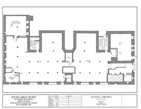 1800 N Charles St, Baltimore, MD en alquiler Plano de la planta- Imagen 1 de 1