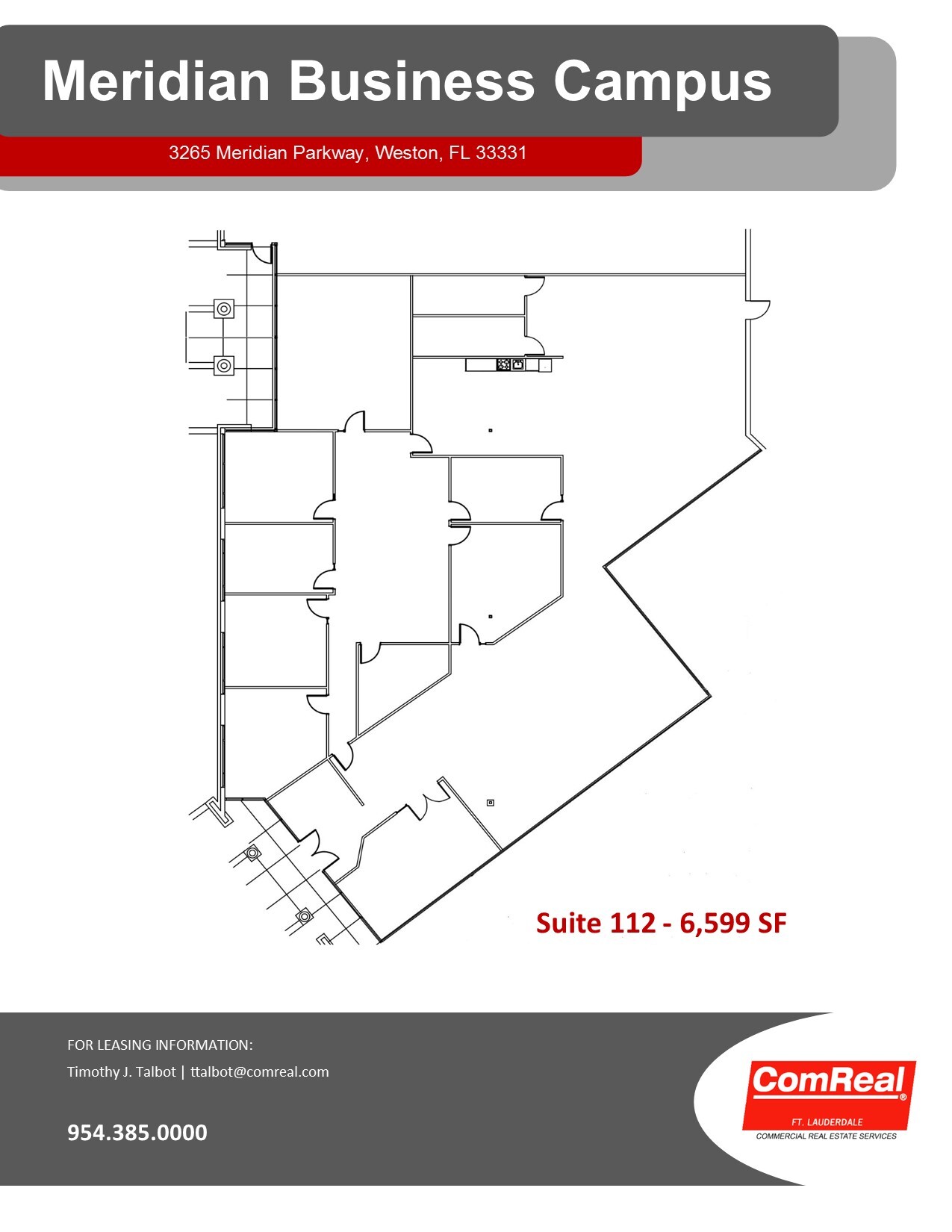 3265 Meridian Pkwy, Weston, FL en alquiler Plano de la planta- Imagen 1 de 1