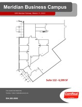 3265 Meridian Pkwy, Weston, FL en alquiler Plano de la planta- Imagen 1 de 1