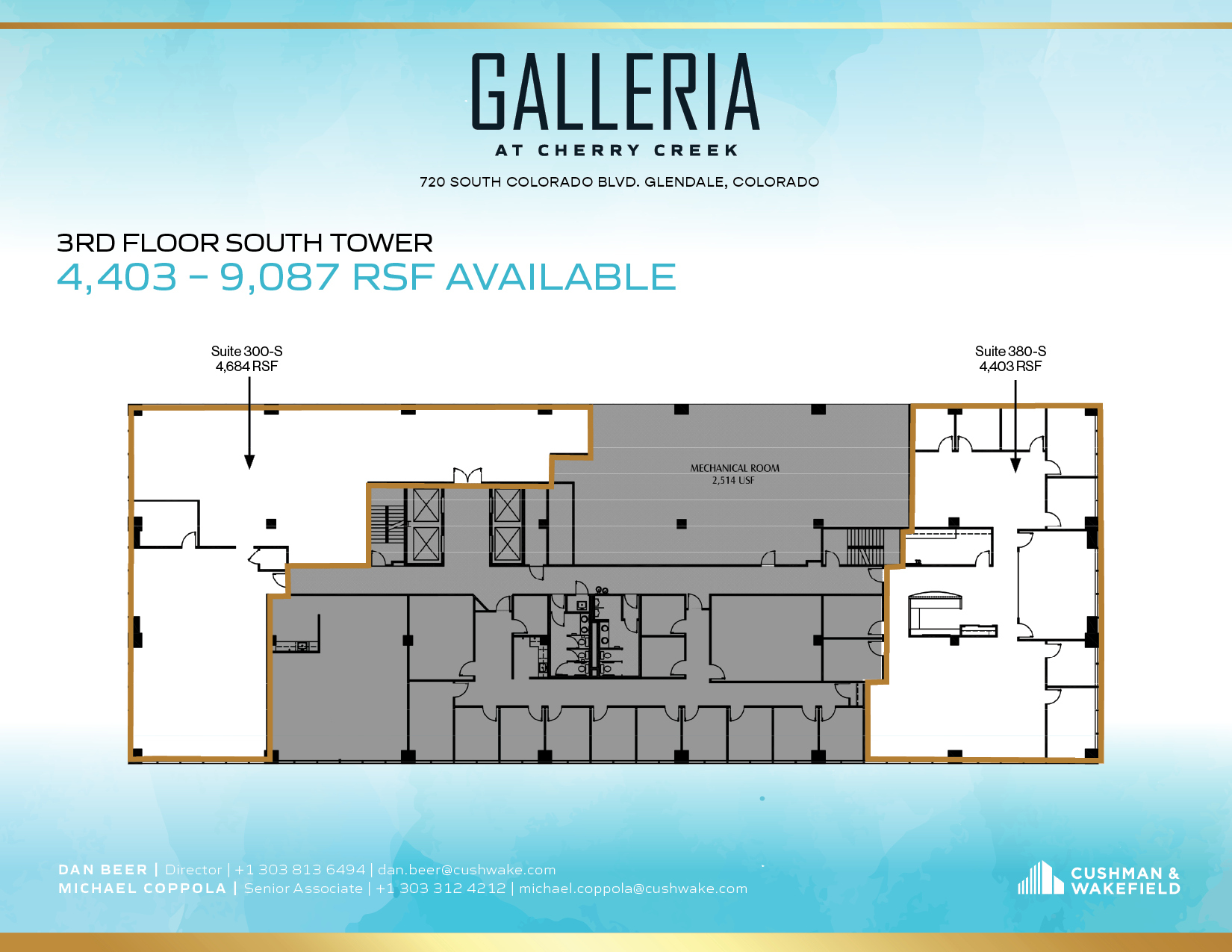 720 S Colorado Blvd, Denver, CO en alquiler Plano de la planta- Imagen 1 de 1