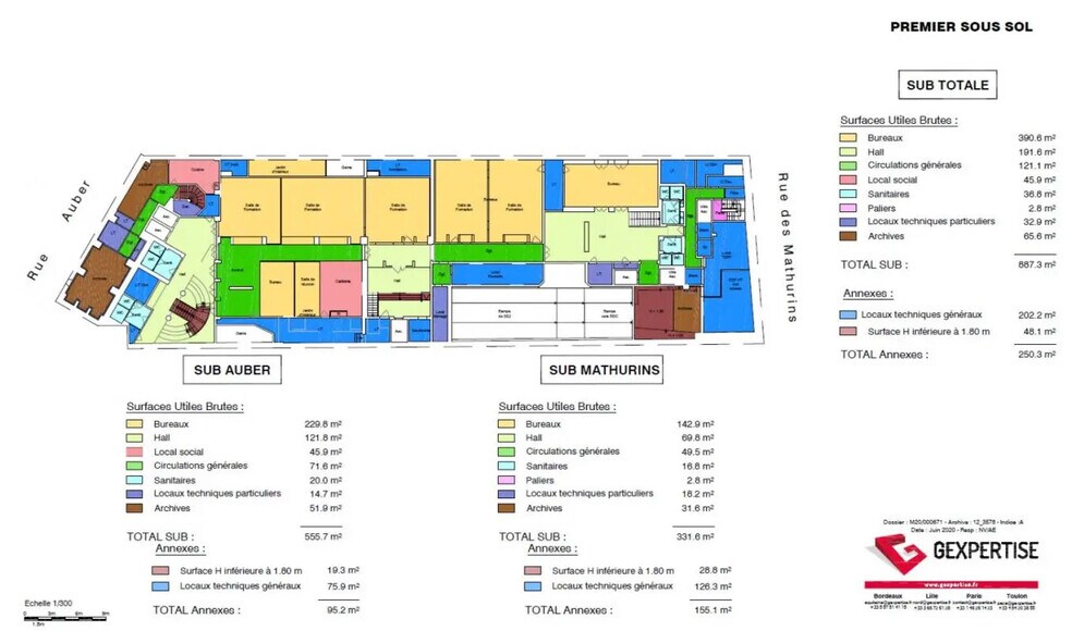 4 Rue Auber, Paris en alquiler - Plano de la planta - Imagen 2 de 2