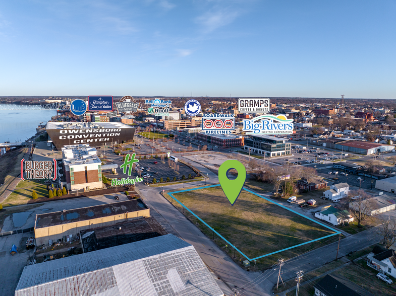 102 Elm Street, Owensboro, KY en alquiler - Vista aérea - Imagen 1 de 3