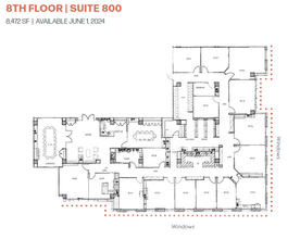 1850 M St NW, Washington, DC en alquiler Plano de la planta- Imagen 1 de 1