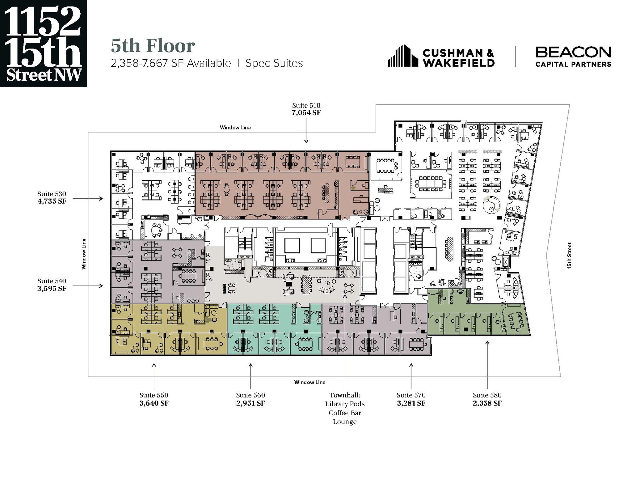 1152 15th St NW, Washington, DC en alquiler Plano de la planta- Imagen 1 de 4