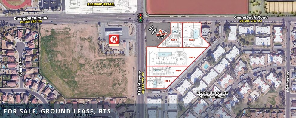 SEC Camelback Rd & 91st Ave, Phoenix, AZ en venta - Foto del edificio - Imagen 1 de 3