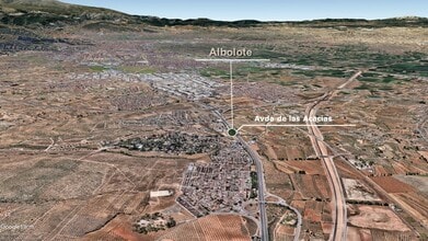Albolote - Aérea vista de mapa