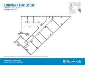 225 E Robinson St, Orlando, FL en alquiler Plano del sitio- Imagen 1 de 1