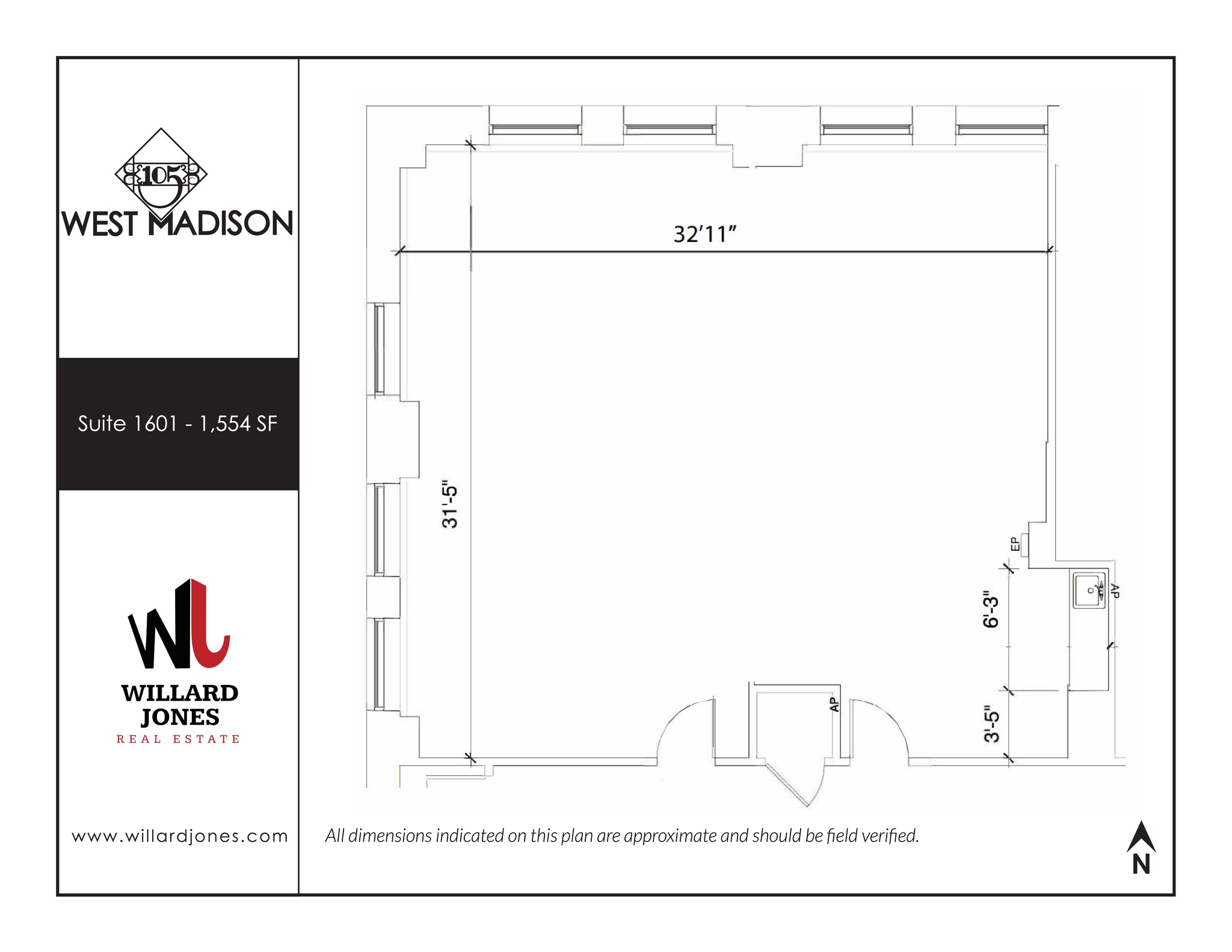 105 W Madison St, Chicago, IL en alquiler Plano del sitio- Imagen 1 de 5