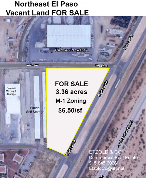 Railroad Drive, El Paso, TX en venta - Foto del edificio - Imagen 2 de 5