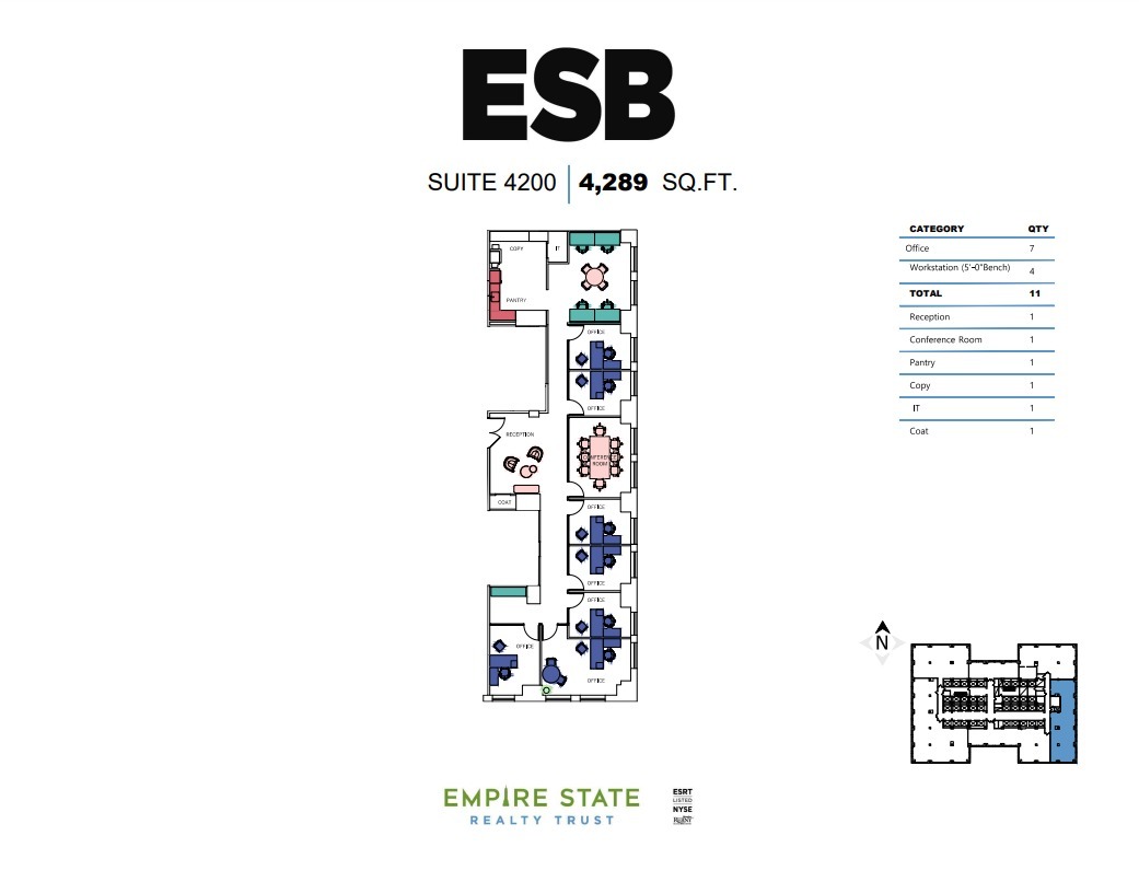 350 Fifth Ave, New York, NY en alquiler Plano de la planta- Imagen 1 de 14