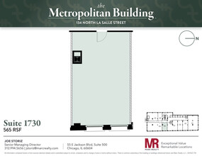 134 N LaSalle St, Chicago, IL en alquiler Plano de la planta- Imagen 1 de 4