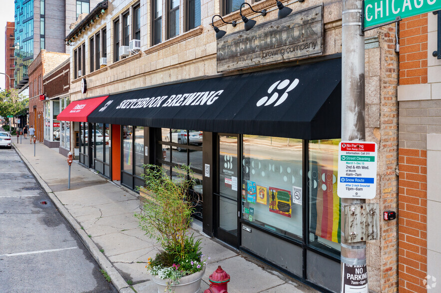 821-825 Chicago Ave, Evanston, IL en alquiler - Foto del edificio - Imagen 3 de 3