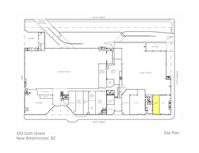 555 Sixth St, New Westminster, BC en alquiler Plano del sitio- Imagen 1 de 1