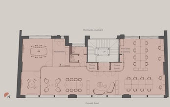 80 Goswell Rd, London en alquiler Plano de la planta- Imagen 1 de 5