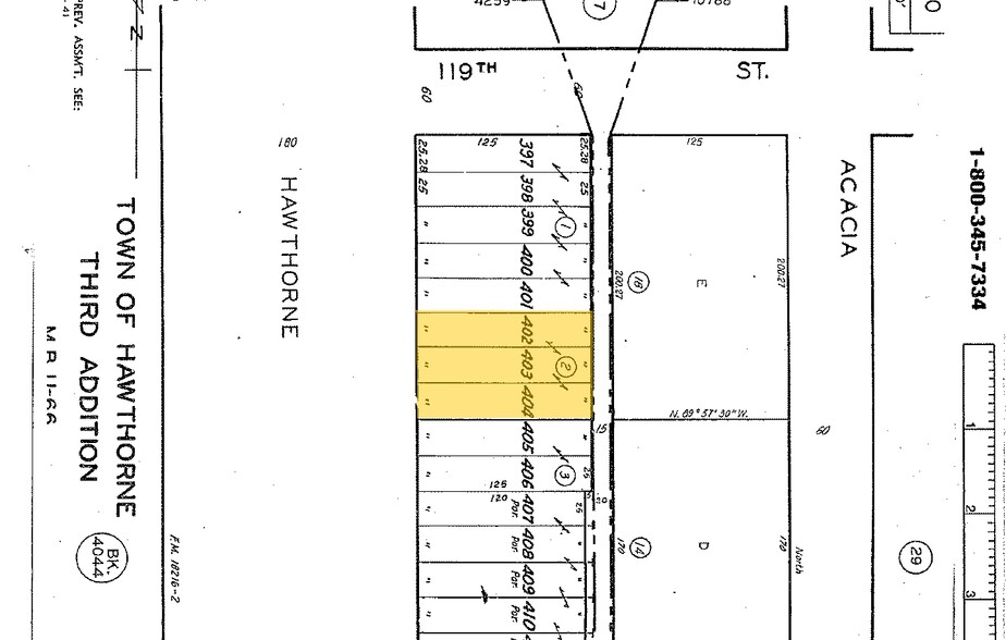 11934 Hawthorne Blvd, Hawthorne, CA en alquiler - Plano de solar - Imagen 3 de 8