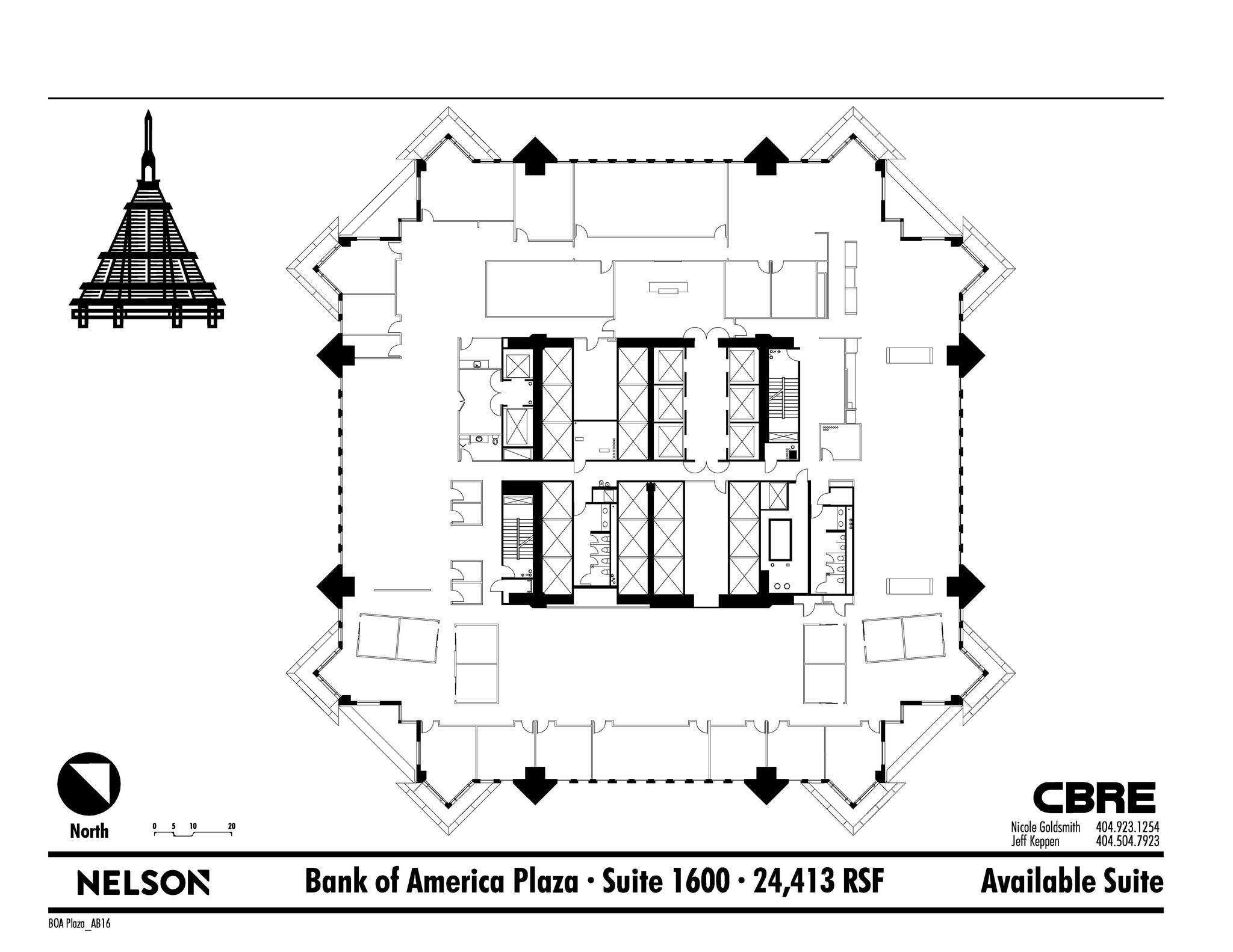 600 Peachtree St NE, Atlanta, GA en alquiler Plano de la planta- Imagen 1 de 1