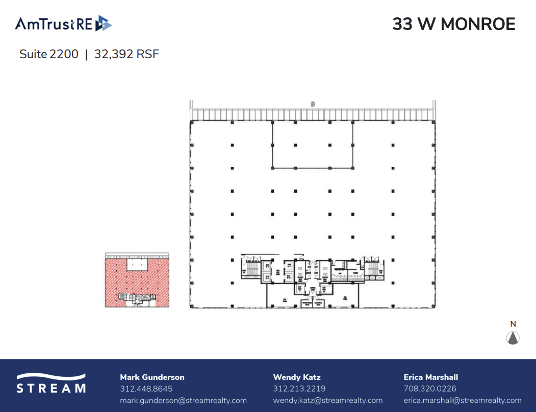 33 W Monroe St, Chicago, IL en alquiler Plano de la planta- Imagen 1 de 1