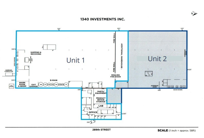 1338-1340 E 289th St, Wickliffe, OH en venta Plano de la planta- Imagen 1 de 1