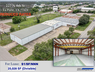 Más detalles para 227 N 8th St, La Porte, TX - Nave en alquiler