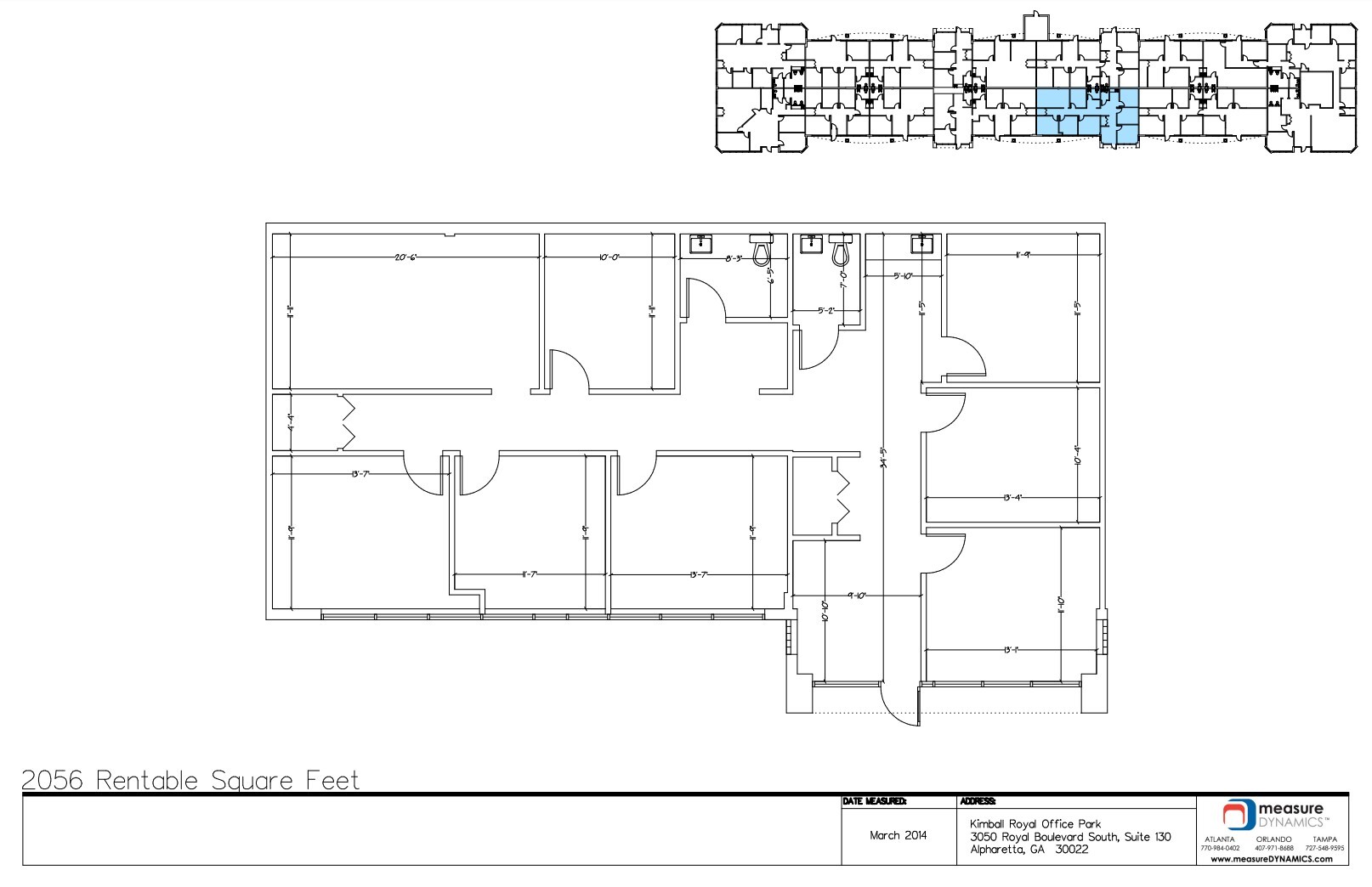 3050 Royal Blvd S, Alpharetta, GA en alquiler Plano de la planta- Imagen 1 de 1