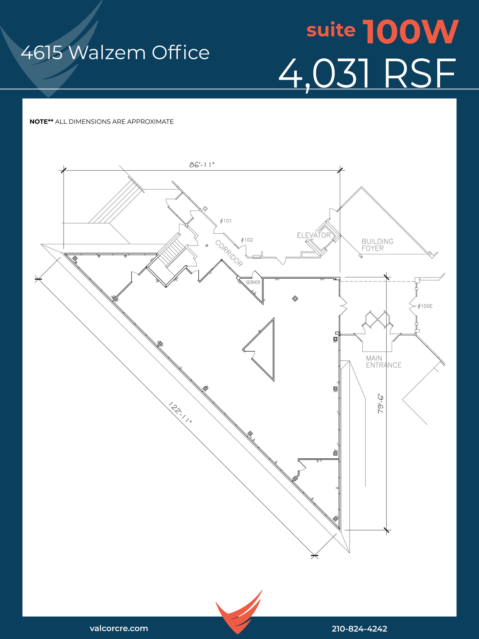 4615 Walzem Rd, San Antonio, TX en alquiler Plano del sitio- Imagen 1 de 1