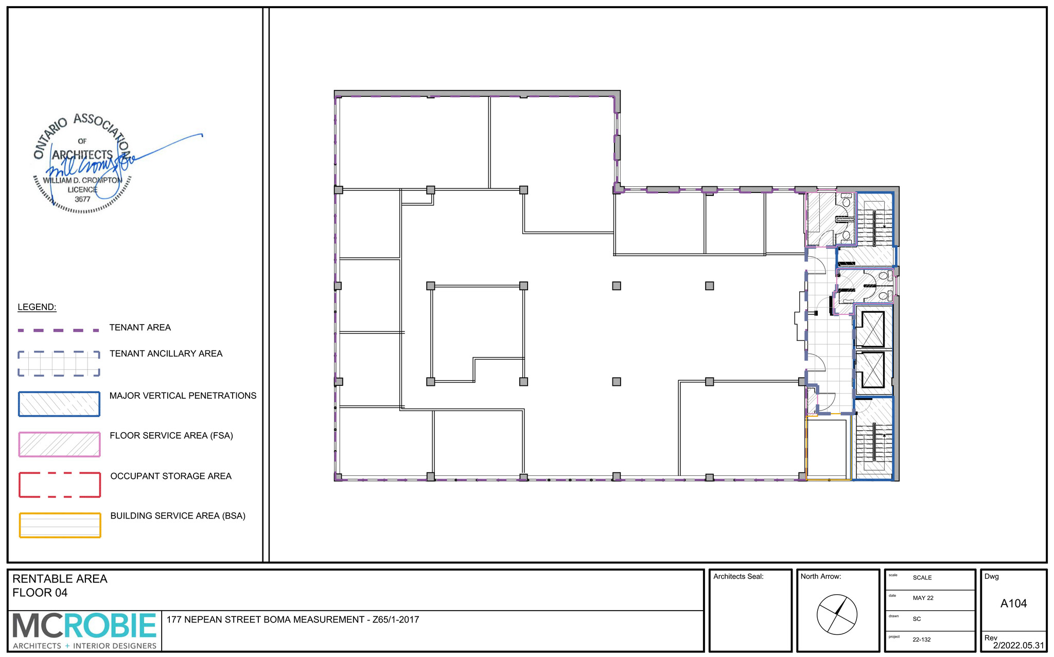 177 Nepean St, Ottawa, ON en alquiler Plano de la planta- Imagen 1 de 16