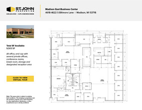 4618-4666 S Biltmore Ln, Madison, WI en alquiler Plano de la planta- Imagen 2 de 3