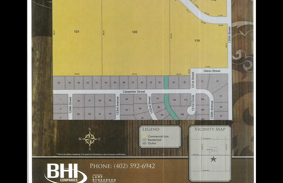 120th & Hwy 370, Papillion, NE en venta - Foto del edificio - Imagen 1 de 3