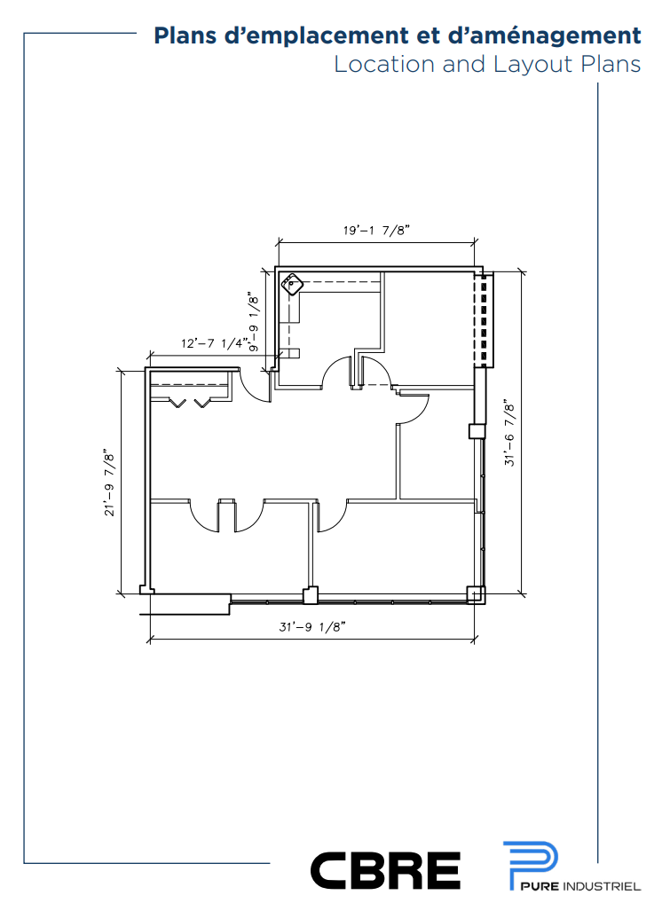 2181-2211 Rue Léon-Harmel, Québec, QC en alquiler Plano de la planta- Imagen 1 de 1