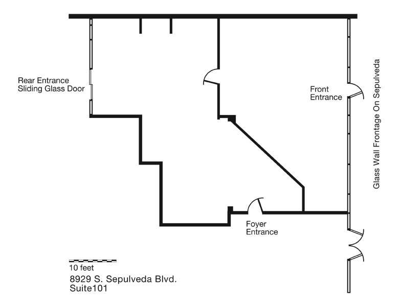 8929-8939 S Sepulveda Blvd, Los Angeles, CA en alquiler Plano de la planta- Imagen 1 de 2