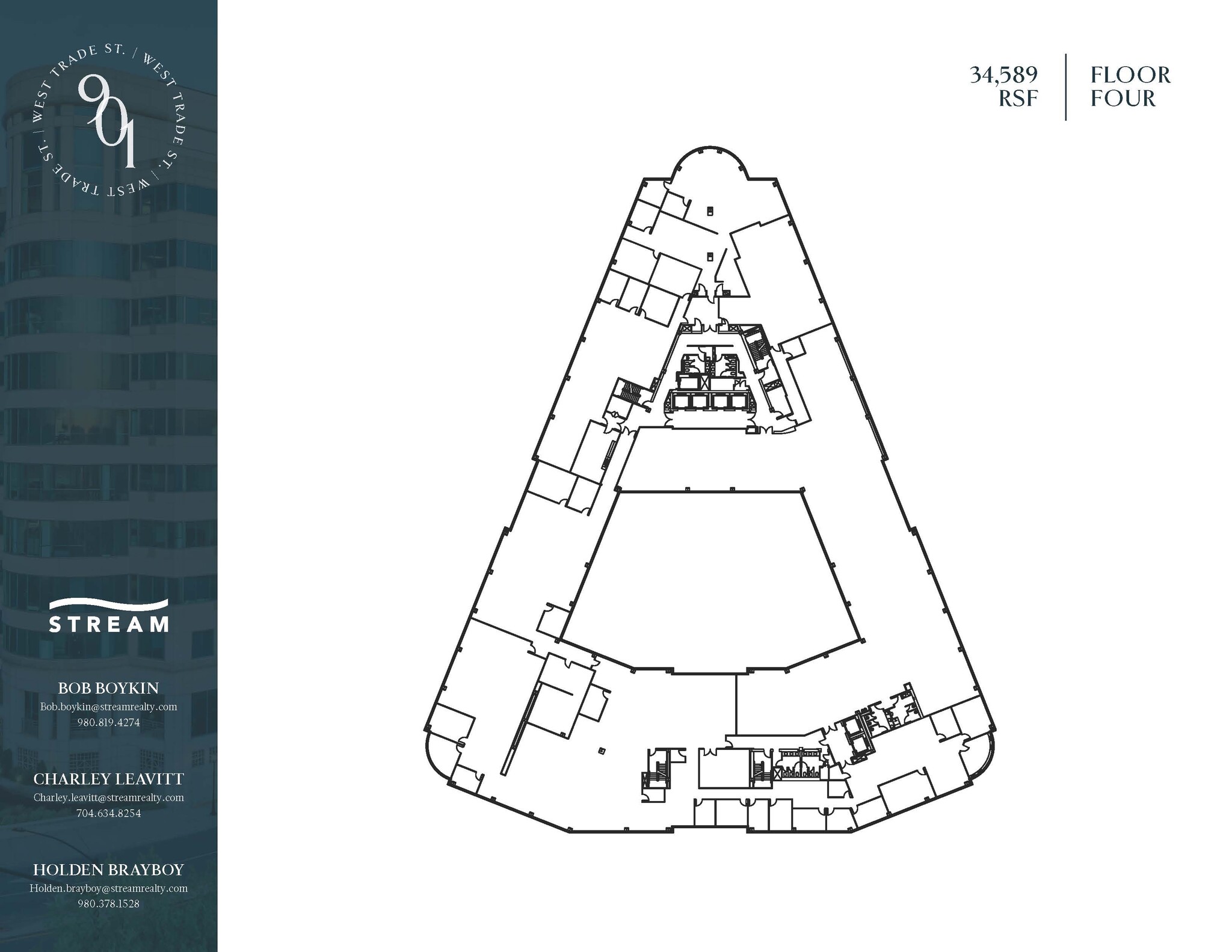 901 W Trade St, Charlotte, NC en alquiler Plano de la planta- Imagen 1 de 1