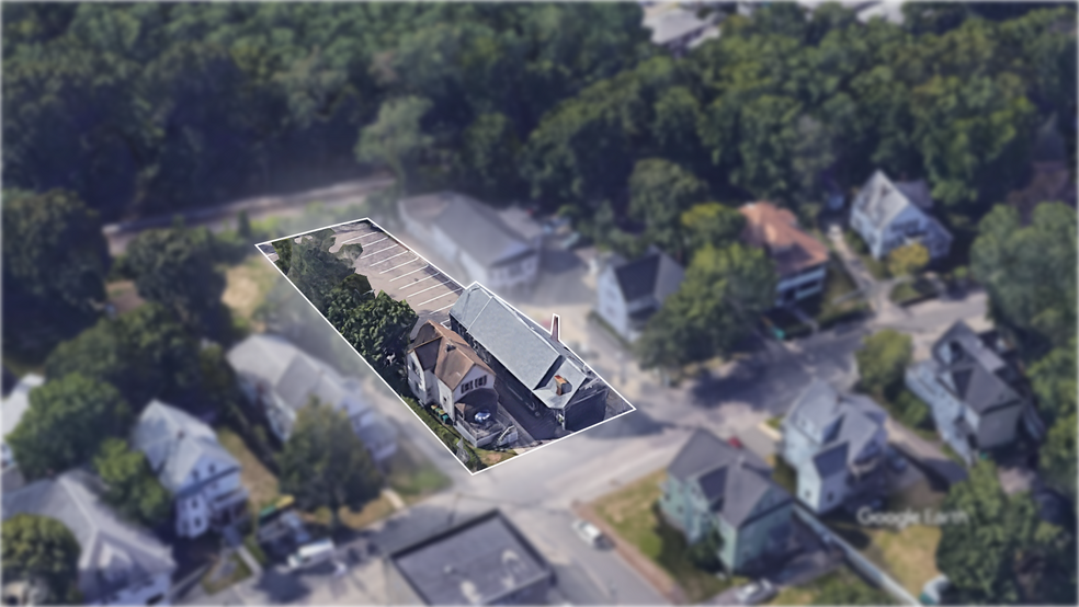 33 Savin Ave, Norwood, MA en venta - Vista aérea - Imagen 2 de 3