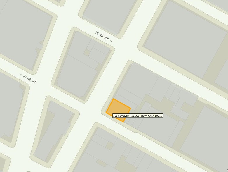 721-723 7th Ave, New York, NY en alquiler - Plano de solar - Imagen 2 de 7