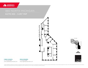 980 N Michigan Ave, Chicago, IL en alquiler Plano de la planta- Imagen 1 de 1