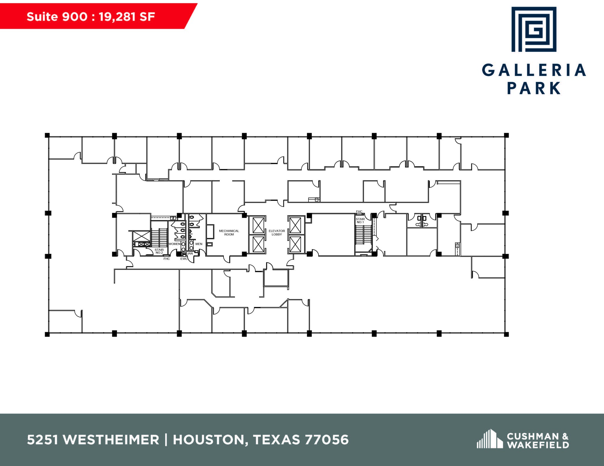 5251 Westheimer Rd, Houston, TX en alquiler Plano de la planta- Imagen 1 de 1