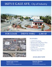 18271 E Gale Ave, City Of Industry, CA en alquiler Plano del sitio- Imagen 1 de 1