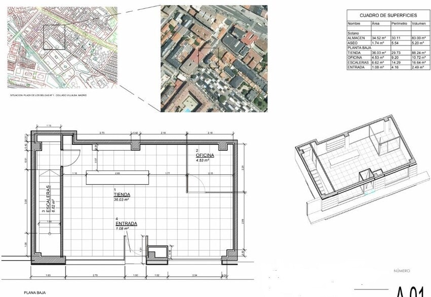 Edificio residencial en Collado Villalba, Madrid en venta - Plano de planta tipo - Imagen 3 de 3