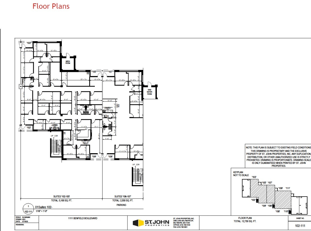 1111 Benfield Blvd, Millersville, MD en alquiler Plano de la planta- Imagen 1 de 2