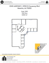 3900 N Causeway Blvd, Metairie, LA en alquiler Plano del sitio- Imagen 1 de 1