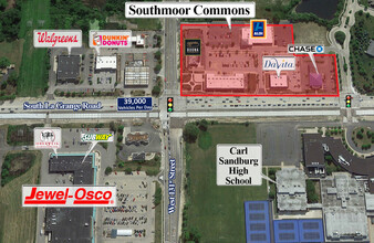 13117-13137 S La Grange Rd, Orland Park, IL - VISTA AÉREA  vista de mapa