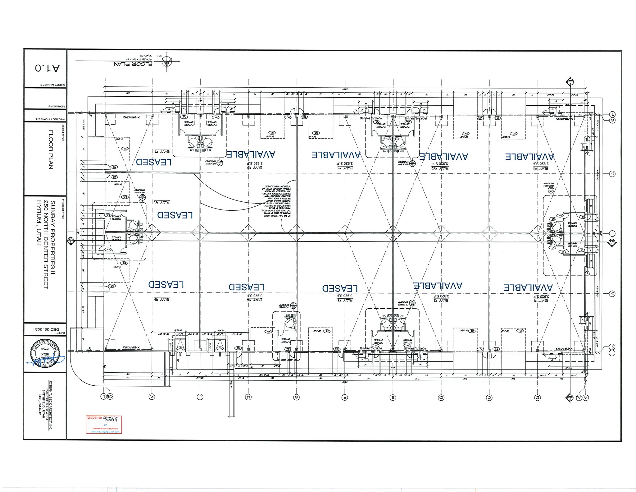 250 N Center St Center, Hyrum, UT en alquiler Plano de la planta- Imagen 1 de 1