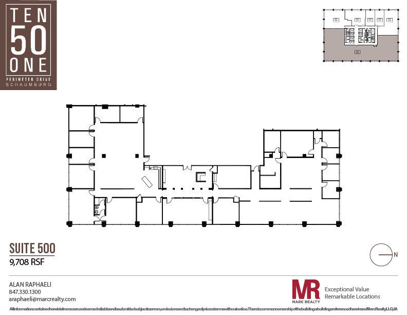 1051 Perimeter Dr, Schaumburg, IL en alquiler Plano de la planta- Imagen 1 de 5