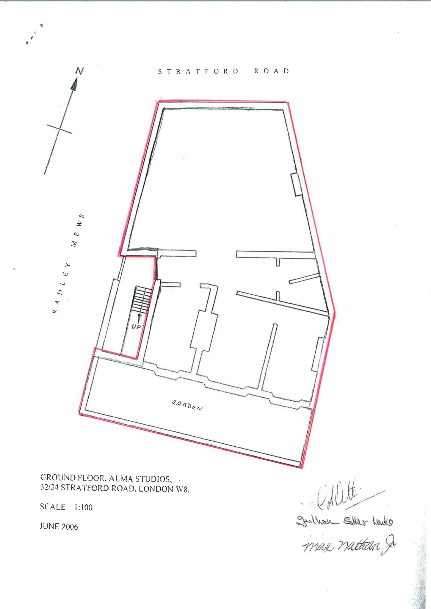 32 Stratford Rd, London en alquiler Plano del sitio- Imagen 1 de 1