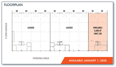 16275 E 2nd Ave, Aurora, CO en alquiler Plano de la planta- Imagen 1 de 1