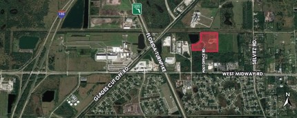 Florida’s Turnpike & Post Office Road, Fort Pierce, FL - VISTA AÉREA  vista de mapa - Image1