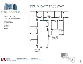 15915 Katy Fwy, Houston, TX en alquiler Plano de la planta- Imagen 2 de 2