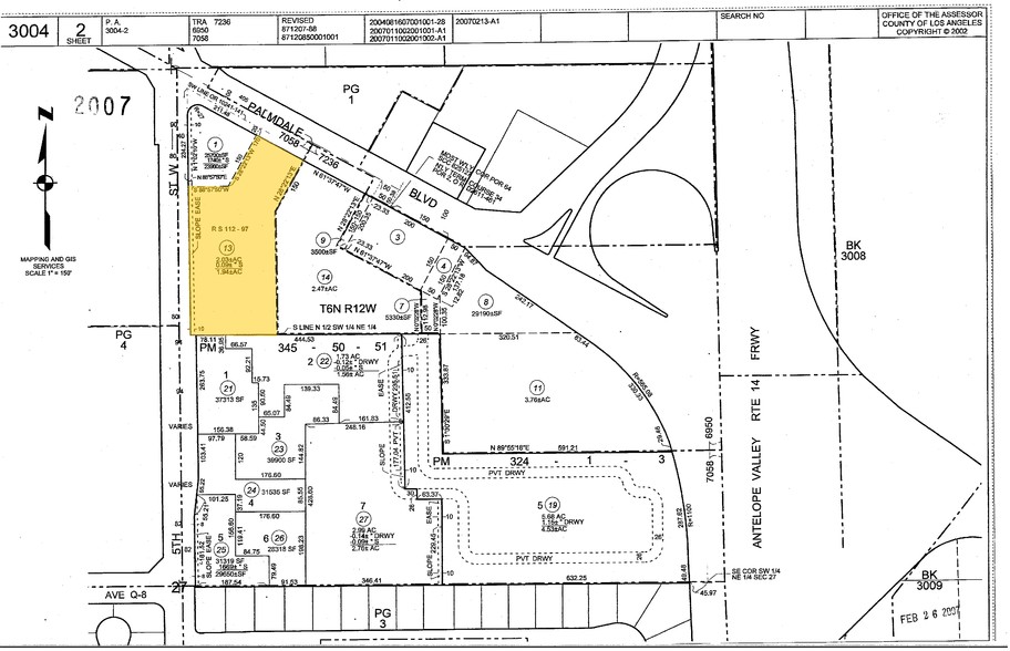 450-460 W Palmdale Blvd, Palmdale, CA en venta - Plano de solar - Imagen 2 de 10